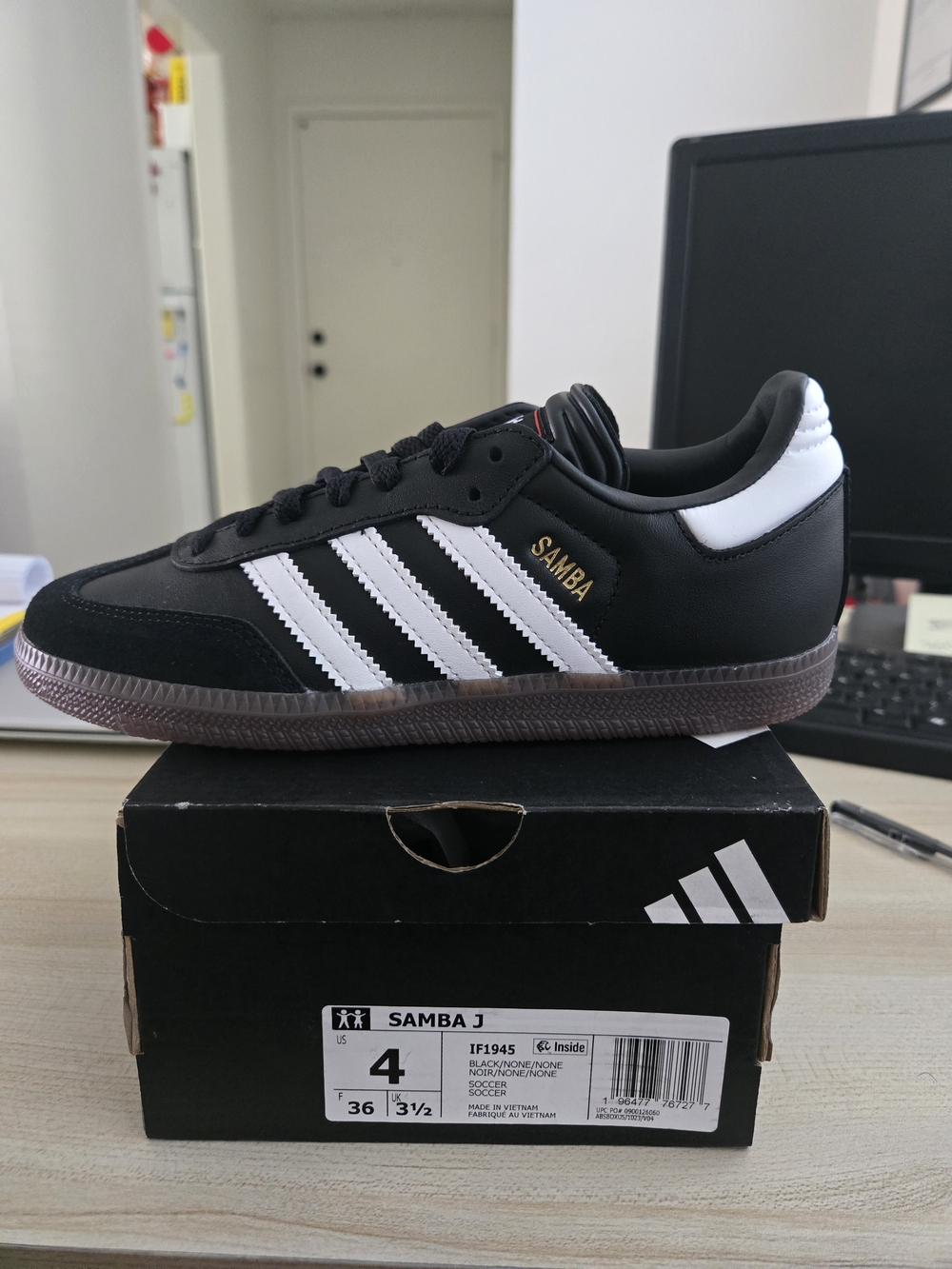 Adidas Samba Black & White Classic Sneakers